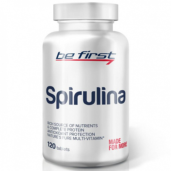 Be First Spirulina (спирулина) 500 мг. 120 таб.